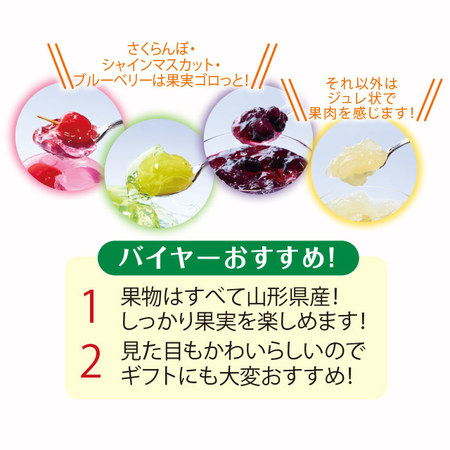 山形県「たかはた果樹園」フルーツゼリー　７種　計９個【お届け期間指定可】
