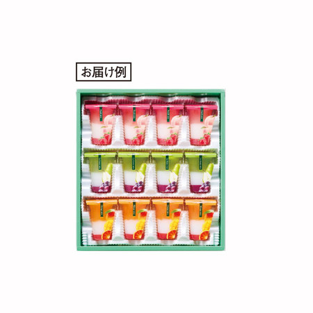 ひととえ　３層デザートジュレパフェ－国産フルーツ入り－【ー８月下旬お届け】