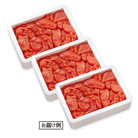 博多の味　辛子明太子　切れ子　３．０ｋｇ【１０日前後お届け】