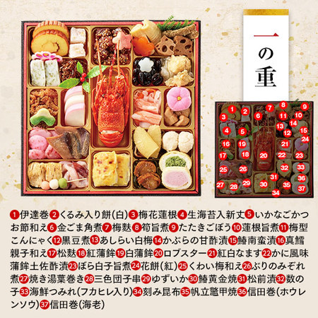 日本料理「てら岡」監修おせち百景【１２月２９日お届け】