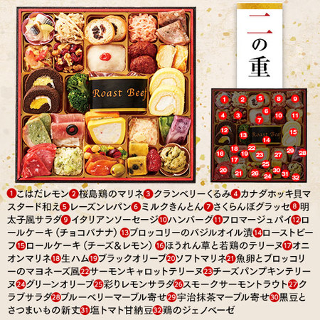 日本料理「てら岡」監修おせち百景【１２月２９日お届け】