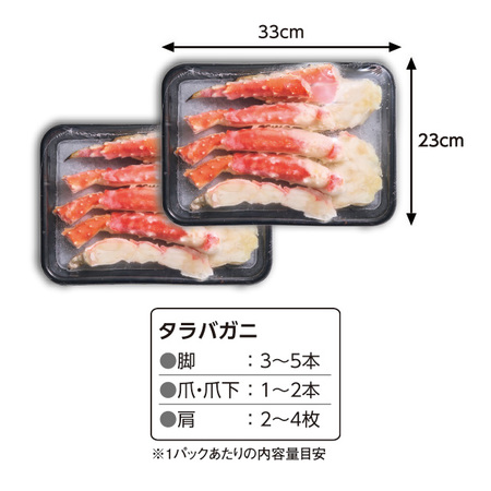 ボイルタラバガニ半むき身　１．５ｋｇ【１０日前後お届け】