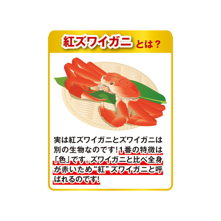 ボイル紅ズワイガニ半むき身満足セット　２．０ｋｇ【１０日前後お届け】