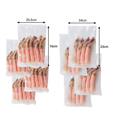 殻剥きズワイガニ＆タラバガニ脚セット　各１．２ｋｇ【１０日前後お届け】