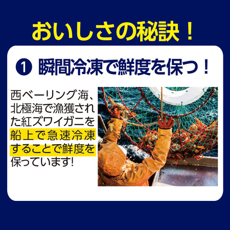 ボイル紅ズワイガニ脚ポーション　６０本【お届け期間指定可】