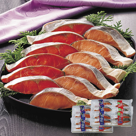 鮭紀行　紅鮭・銀鮭切身セット２