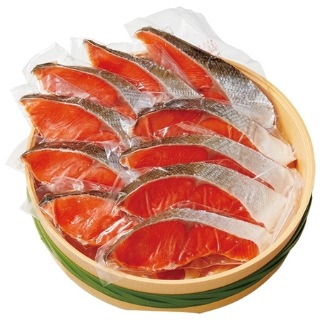 紅鮭切身１０切