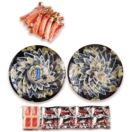 かに脚ととらふぐ豪華絢爛セット　タラバ３００ｇ