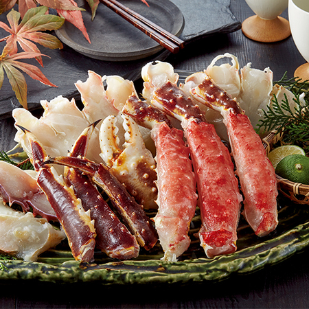 【お歳暮ギフト】簡単便利！生本タラバガニハーフカット１ｋｇ