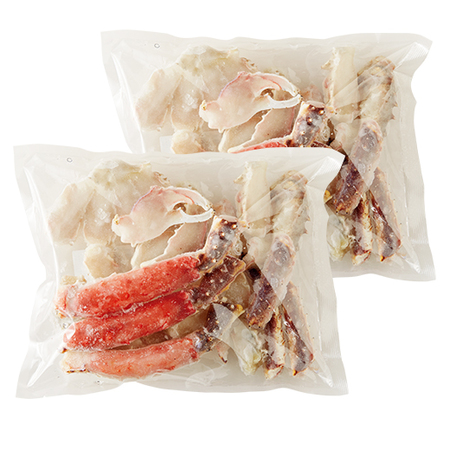 【お歳暮ギフト】簡単便利！生本タラバガニハーフカット２ｋｇ