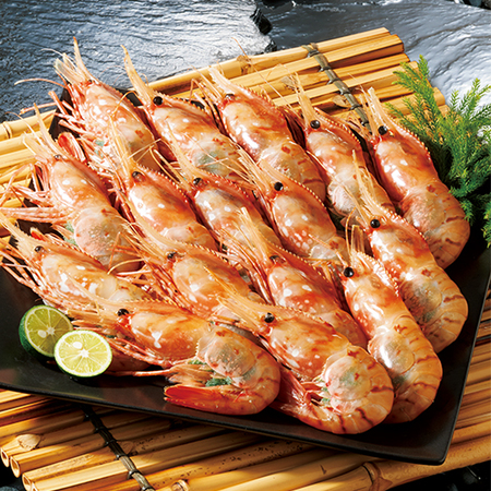 【お歳暮ギフト】お刺身用天然子持ちボタンエビ１ｋｇ