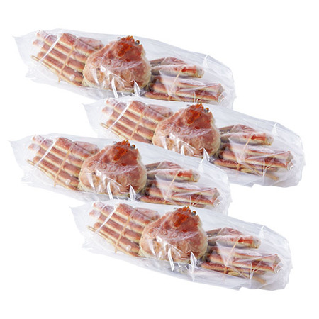 北海道産本ズワイ姿４尾