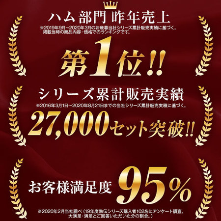 ≪早期割引★お歳暮ギフト≫熟伝ロースハムと薫る乾塩ベーコンのセット　１１月上旬よりお届け