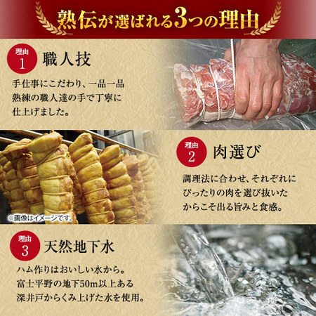 ≪早期割引★お歳暮ギフト≫熟伝ロースハムと薫る乾塩ベーコンのセット　１１月上旬よりお届け