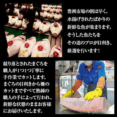 ≪お歳暮ギフト≫豊洲市場直送まぐろ食べ比べセット特上　９月下旬－１２月下旬お届け