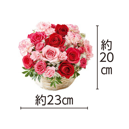 ≪お歳暮ギフト≫バラいっぱい！ローズアレンジメント　１２月上旬より順次出荷