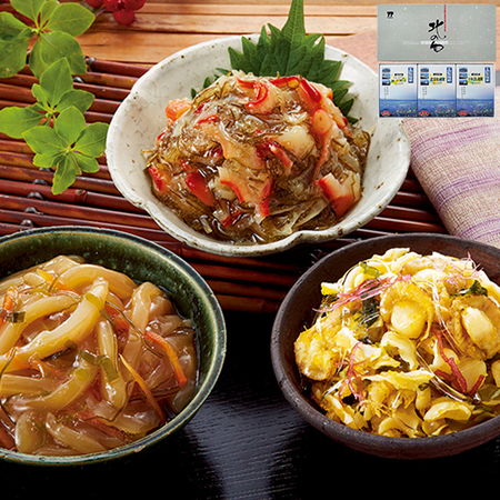 ≪お歳暮ギフト≫函館竹田　３種の珍味セット