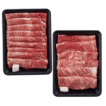 ≪お歳暮ギフト≫神戸牛すき焼き食べ比べ