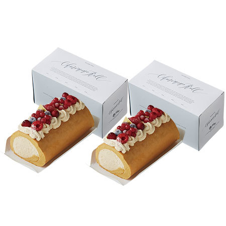 ≪ＷＥＢ限定★約３６％オフ！≫堂島キャラメルロール　ベリーデコレーション２本セット