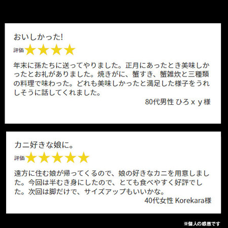 ≪超早割★６４８円引き！お歳暮ギフト≫生ずわいがに半むき身８００ｇ