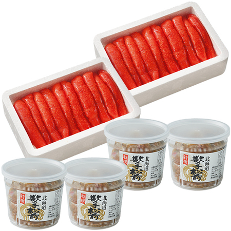 ≪早割★５４０円引き！お歳暮ギフト≫博多の味辛子明太子と数の子松前セット計２．２ｋｇ