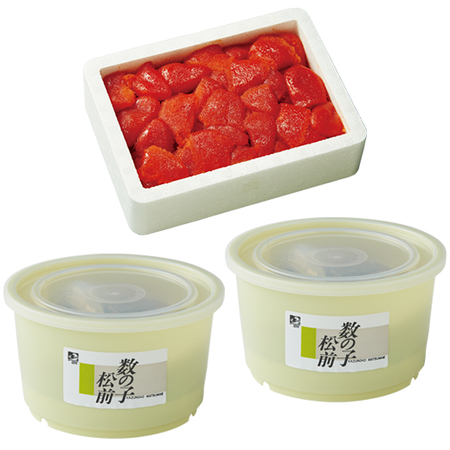 通常）博多の味辛子明太子と数の子松前３