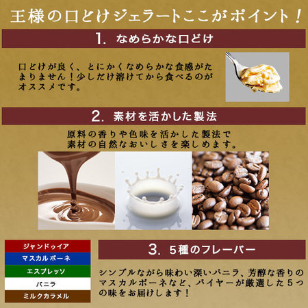 （通常）王様の口どけジェラートセット２