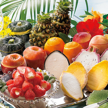 ≪早割★５４０円引き！お中元ギフト≫彩り豊かなフルーツシャーベット２２個