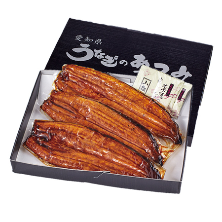 ≪丑の日≫大型！！愛知県三河産うなぎ蒲焼３尾　７月２６日―２８日お届け