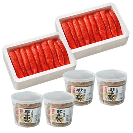 ≪お中元ギフト≫博多の味辛子明太子と数の子松前計２．２ｋｇ（一本物）