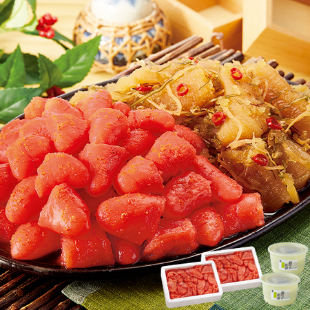 ≪お中元ギフト≫博多の味辛子明太子と数の子松前計３．２ｋｇ（折れ・切れ子）