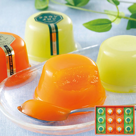 ≪早割★３２４円引き！お中元ギフト≫夕張メロンゼリ＆クラウンメロンゼリー