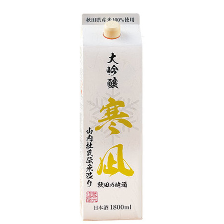 大吟醸　寒凪１．８Ｌパック