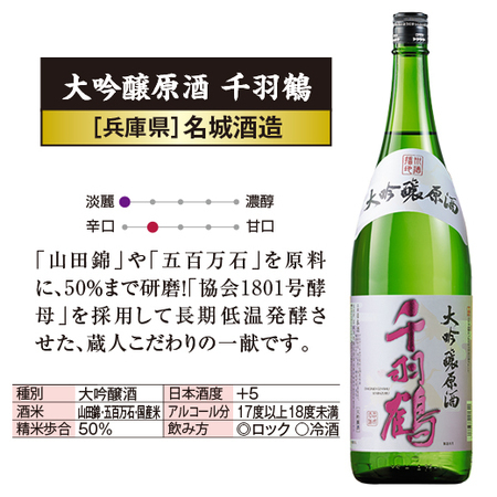 大吟醸原酒　千羽鶴