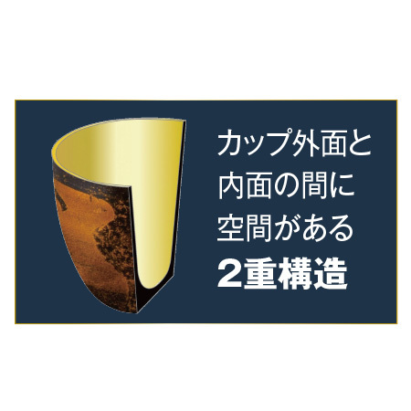 漆磨　本漆塗り・二重構造ぐい呑み