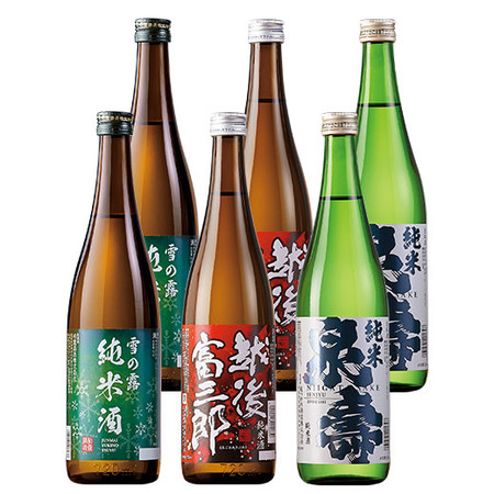 ≪ＷＥＢ限定★在庫販売！５９％ＯＦＦ！≫訳あり新潟純米酒　３種６本セット