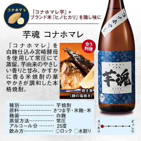 ≪５２％ＯＦＦ！≫明石酒造　芋５種飲みくらべ一升瓶５本組