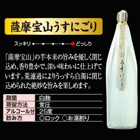 IWSCアジア最優秀醸造元認定　 薩摩宝山飲みくらべ一升瓶5本組