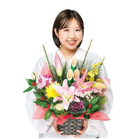 ≪送料無料≫門松アレンジメントー雅（みやび）ー１２月２５日―３０日お届け