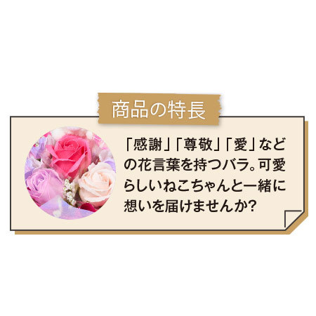 猫ちゃんブーケ【母の日お届け】