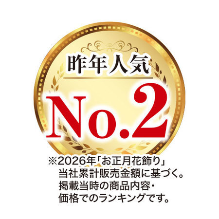 迎春アレンジメント－初夢－【１２月２５日から３０日お届け】