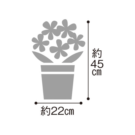 素敵な和モダン寄せ植えガーデニング　紅白セット　１２月上旬より順次お届け