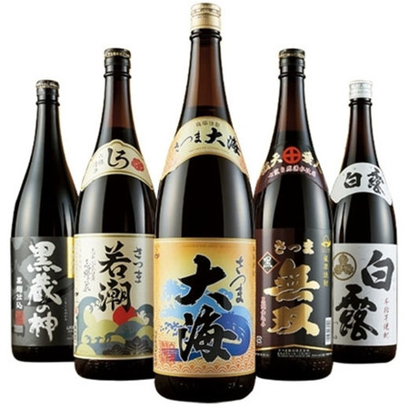 ２弾鹿児島５酒蔵受賞芋焼酎一升瓶５本