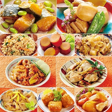 ≪ネット限定２５％オフ≫塩分控えめのお惣菜と国産肉のお惣菜【１２月分】７日前後お届け