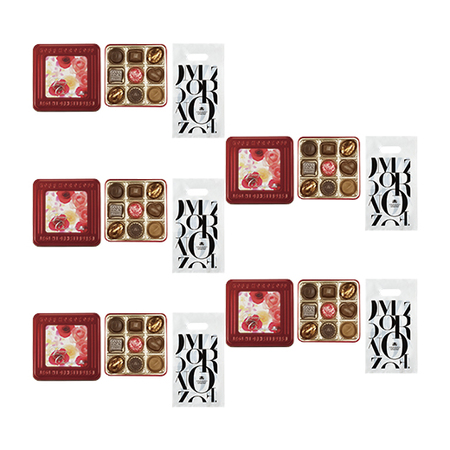 ≪早期割引★すぐお届け≫モロゾフ　ファンシーチョコレート５缶