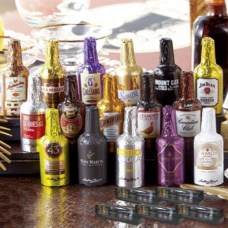 ≪ＶＤお届け≫リカーアソートチョコレート５箱