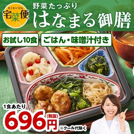 宅菜便　はなまる御膳楽々セット（お試しＦセット）　７日前後お届け