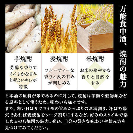 ≪２４％ＯＦＦ！≫九州５酒蔵の受賞芋・麦・米焼酎飲みくらべ一升瓶５本組【父の日期間お届け】