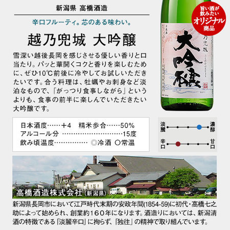 ≪送料無料★敬老の日≫特割！越乃五蔵大吟醸飲みくらべ一升瓶５本組【第２弾】