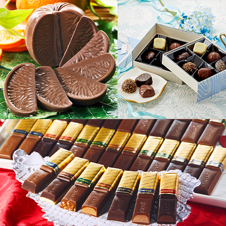 春のチョコセット【通常１枚●小３中１○